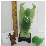 Faux Jade Buddha & Misc.