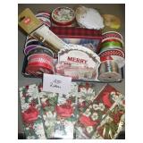 Christmas Ribbon and Bookmarks