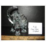 Small Clear Glass Elephant