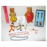 Chalkware Wall Bears & MIsc.