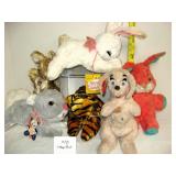 Vintage Plush Animals with Gund Rabbit
