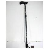 New Diamond Cut Pattern Metal Cane