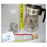 New MCM Percolator w/Gold Trim