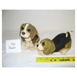Small Beagle Pups- Resin/Plastic