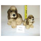Small Cocker Spaniels - Resin/Plastic