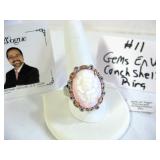 Gems En Vogue Conch Shell Ring