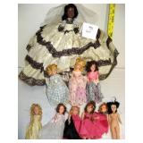 Vintage Hard Plastic Dolls