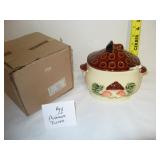Mushroom Bean Pot - Ceramic