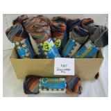 Blue, Orange & Cream Stripes Yarn