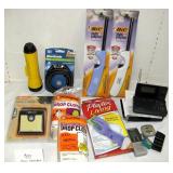 Small Radio, Recorder, Bike Lock, Misc.