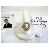 Gems En Vogue Italian Shell Cameo Ring