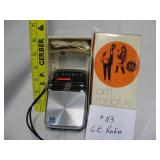 i G.E. Minature Transistor Radio
