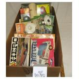 Boxes and Parts to Plastic Model Cars