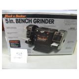 New in Box B & D 5" Bench Grinder