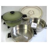 Electric Skillet, Pans, Platter