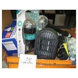 Small Heater, Light Bulbs, Misc.