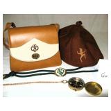 Girl Scout Purse & Tie, Brownie Beanie