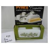 Pyrex Spring Blossom Butter Dish - New