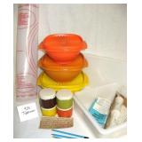 Tupperware Bowls, Spice Holders, Etc. - New