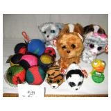 Sqwish Balls and Ty Beanie Babies