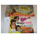 1966 Branded Game & 1967 Monkees Puzzle