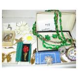 Vintage Pins and Necklace Set