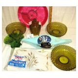 Retro Open Lace Plastic Bowls & Misc.