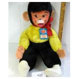 My Toy Zippy Monkey w/Rubber Face & Tag