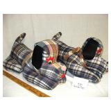 Large Plaid Carnival Dog Prizes