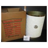 MCM Detecto Pearl Wick Waste Can - New in Box