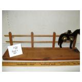 Wall Shelf & Leather Horse Bell