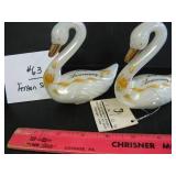 Fenton Glass Swans - 50th Anniversary