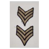 WWII US Army Sergeant Patches