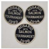 (3) '90s Rosario Salmon Tournament Patches