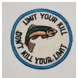 Embroidered Fishing Patch
