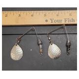 (2) #2 Wire Arm Hammered Metal Jig Head