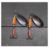 (2) Mepps Comet #5 Spinners