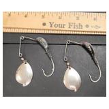 (2) #2 Shannon Bass Bandit Wire Arm Jig Head