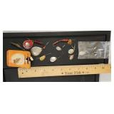 Various Spinners, Blades & Grubs