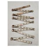 Vtg Lufkin 72' 2-Way Folding Carpenters Ruler