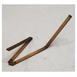 Vintage Stanley No.63 24' Folding Wood Ruler
