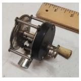 Vtg Raised Pillar #60 Fishing Reel, No Brand