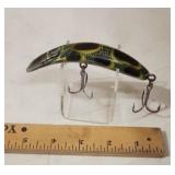 Vtg 5' Wooden Flatfish Lure