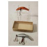 (2) Helin Flatfish F7 Orange & Gray Lures