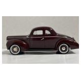 ERTL ï¿½40 Ford Coupe 1:18 Scale Diecast
