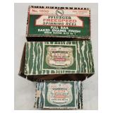 Box Tops for Vtg Pflueger Fishing Reels