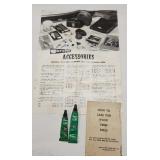 (2) Tubes of Penn Lube & Pamphlet, Garcia