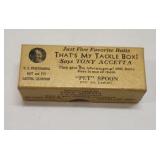 Vtg Tony Accetta 'Pet' Spoon Box with Glass Eyes