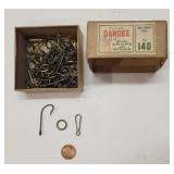 Pflueger Dandee Brass Snaps & Rings with Hooks
