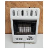 Glo-Warm Propane Radiant Wall Heater, 18000 BTU/H